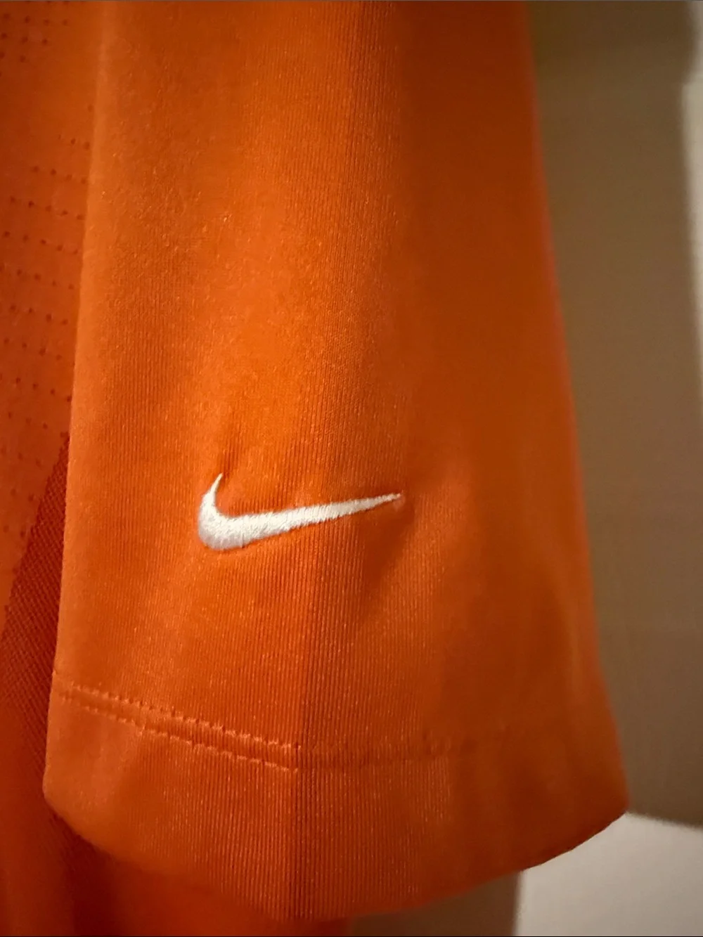 Nike Orange Short-Sleeve Performance Polo